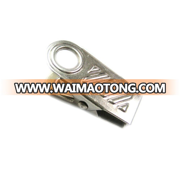 Metal ID Card Holder Strap Clip